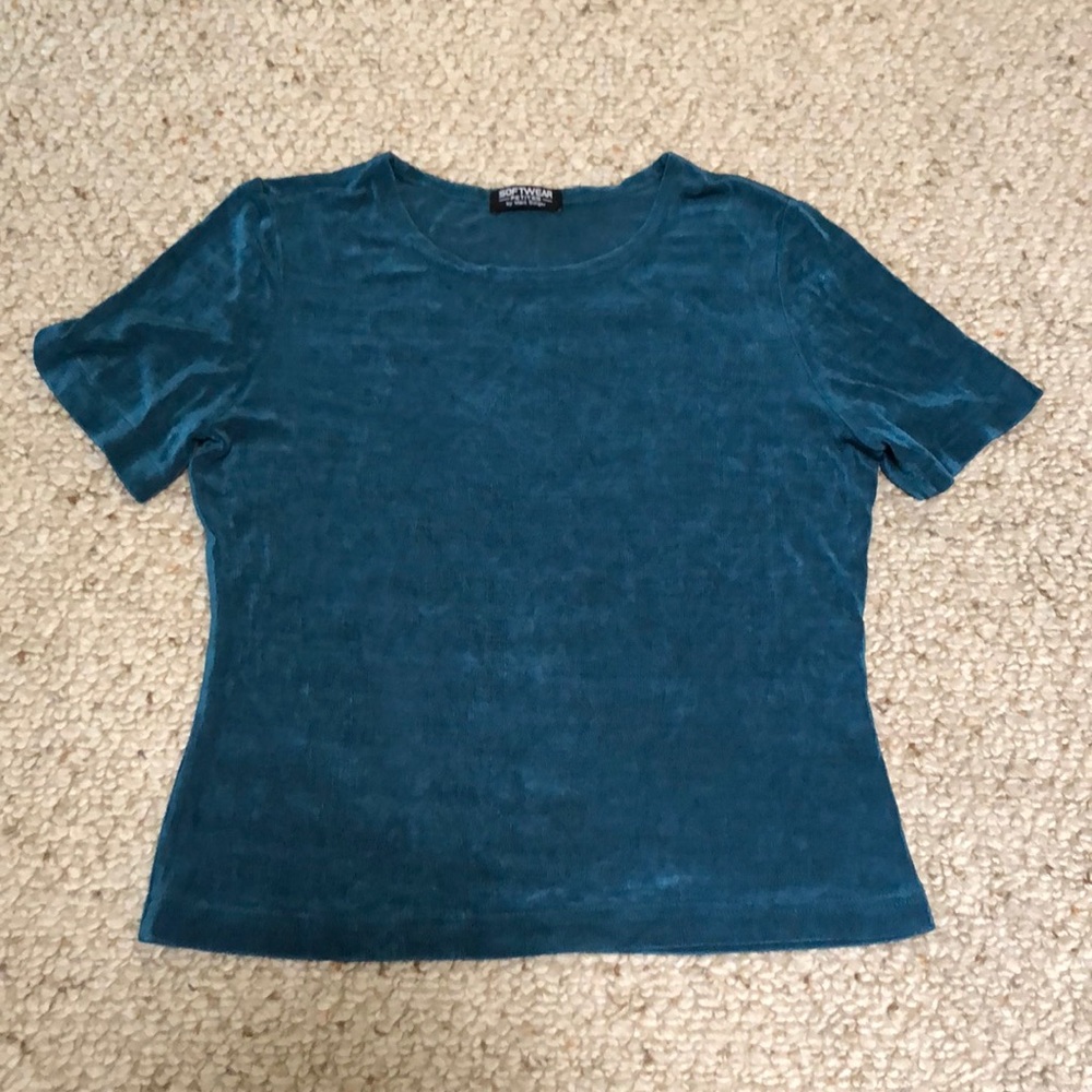 Vintage sleek, shiny top